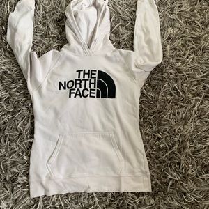 The North Face white womens hoodie